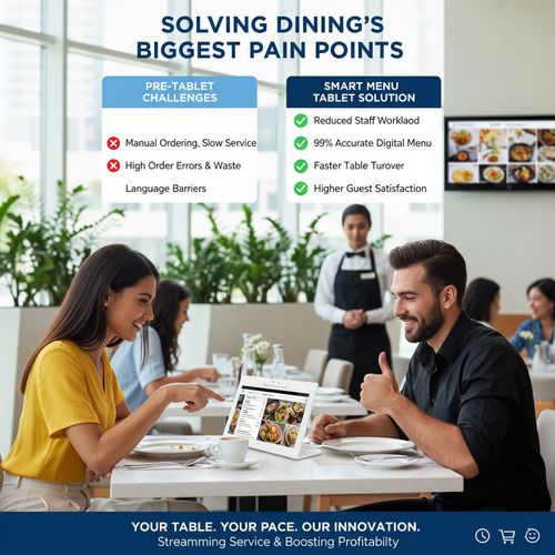 Laatste bedrijfscasus over Reinventing Dining Efficiency with Restaurant Ordering Tablets in Dubai