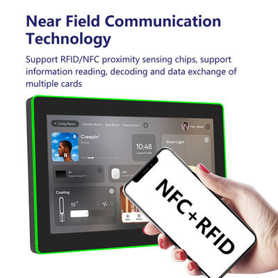 15.6 inch RK3566 NFC POE Power Tablet PC Wandmontage Meeting Android Tablet Met Led Light