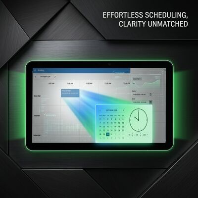 15.6 inch RK3566 Conference Room Tablet met POE Power en dubbelzijdige verlichting