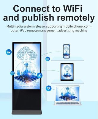 86 inch Supergrote verticale LCD-advertentie-scherm voor binnenkiosken