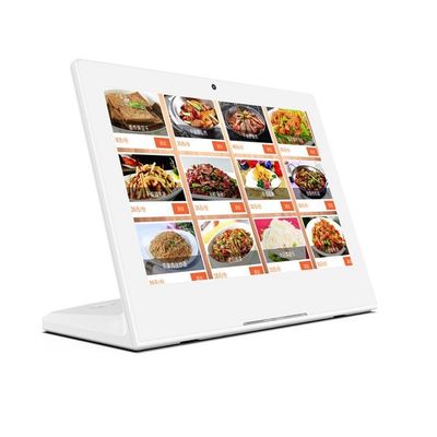 Selfservice RK3566 Processor Tablet voor het bestellen van restaurants 13.3-inch POE NFC RGB LED Light Bar 5MP Camera Android 11
