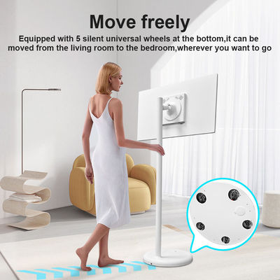 21.5 inch RK3588 Stand By Me Movable Touch Screen Monitor Floor Standing Android Draadloos Draagbare Smart Tv Voor Thuis