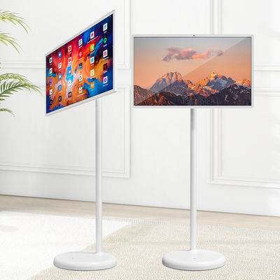 21.5 inch RK3588 Stand By Me Movable Touch Screen Monitor Floor Standing Android Draadloos Draagbare Smart Tv Voor Thuis