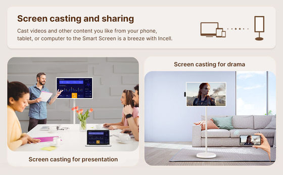 21" Android 12 System Stand By Me TV Smart Broadcast Machine Aanraakscherm