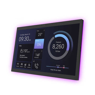10,1-inch Smart Home Tablet met RK3566 CPU en Vierzijdige LED-lichtbalk - Wandmontage Android Bedieningsscherm