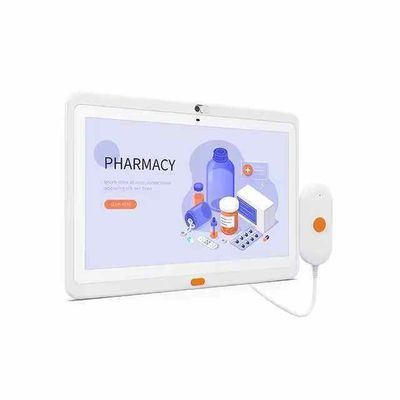 Aanpasbare 13,3 inch RK3399 CPU Wand gemonteerde medische graad ziekenhuis tablet met 5.0M / P Camera