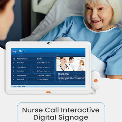 Aanpasbare 13,3 inch RK3399 CPU Wand gemonteerde medische graad ziekenhuis tablet met 5.0M / P Camera