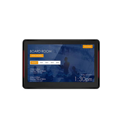 10.1 inch RK3399 2+16GB Wandgebouwde conferentieruimte Tablet NFC POE vergaderruimte reserveringssysteem met beide zijden licht