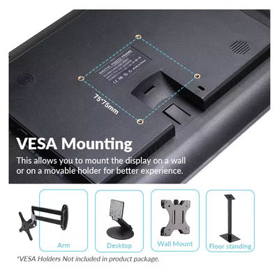 Hoge helderheid 24 inch wandmontage advertentie display RK3399 POE Android tablet pc voor detailhandel