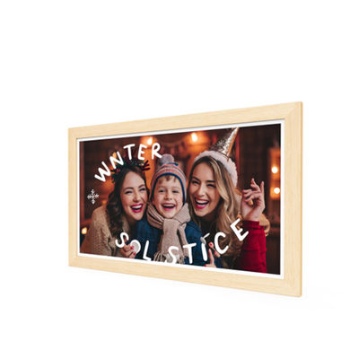 21,5 inch RK3588 Houten Frame Android 13 Tablet POE NFC Wandmontage Tablet PC voor Reclame