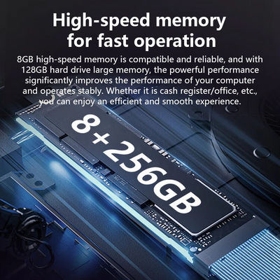 Nieuw ontwerp 17 inch N5095 CPU POS-machine 8+256GB groot geheugen Win10 Retail Kassaregister POS-terminal