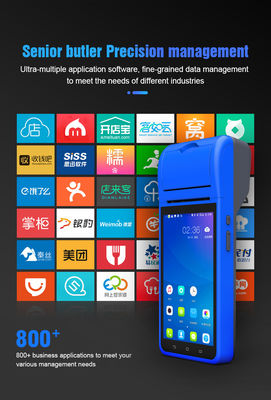 Smart NFC Mobile Payment Terminal 5.5 inch Portable Pos Machine Intelligent Handheld Smart Terminal met cameraprinter