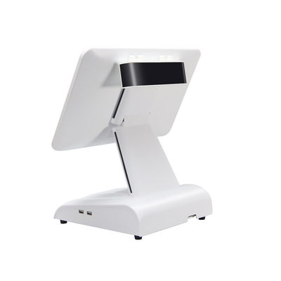 15 inch N2840 Desktop POS Machine Restaurant POS Terminal 2+32GB All in One POS systeem met klant display