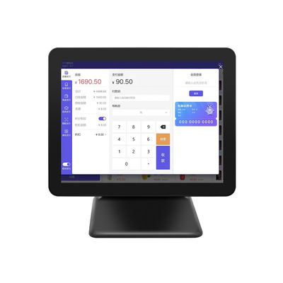 Nieuw ontwerp 15 inch 60Hz Desktop Pos Terminal 8+256GB N100 CPU Retail Pos Kassa met printer en scanner