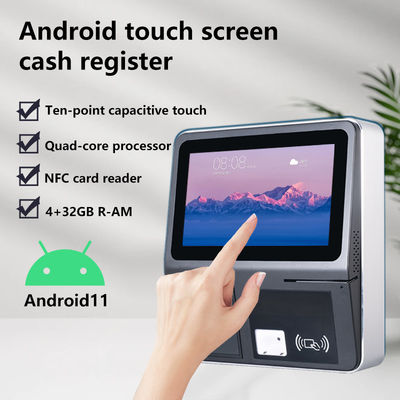 11.6 inch Point of Sale Terminal System Retail NFC Card Reader All in One Pos Systeem met 58 mm printer