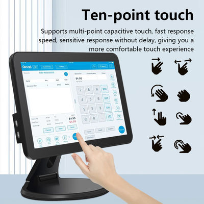 15,6 inch touchscreen desktop POS-terminal N2840 2+32GB Retail kassa met scanner