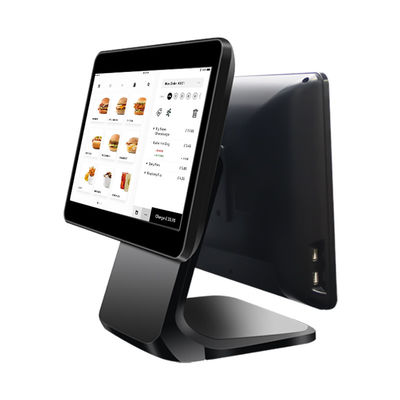 13.3/15.6 inch Dual Touch Screen POS System I3 Win System Retail Store POS Terminal met opvouwbare basis