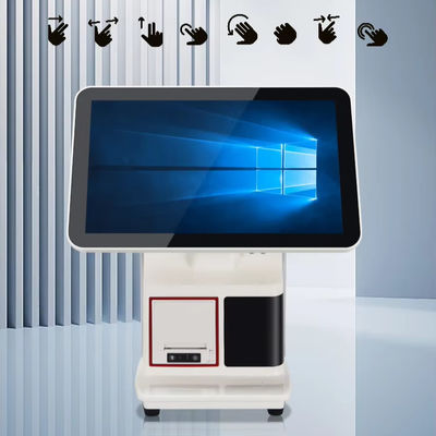 Android Besturingssysteem 15,6 inch Dual Touchscreen POS-apparaat voor Epos Facturatie en Kassaregister Alles-in-één