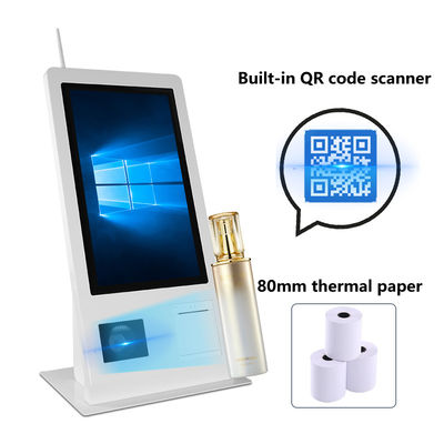 15.6" Self-Service POS-machine met Win 10 besturingssysteem Touch Screen Scanner Printer NFC QR Code Reader