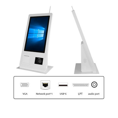 15.6" Self-Service POS-machine met Win 10 besturingssysteem Touch Screen Scanner Printer NFC QR Code Reader