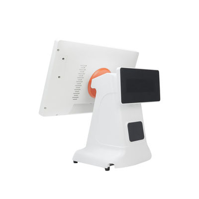 Win Kassa POS Machine Eenvoudige Stijl Plastic Ontwerp en 15,6 Inch Dubbel Scherm All-in-One voor Win