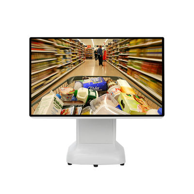Win Kassa POS Machine Eenvoudige Stijl Plastic Ontwerp en 15,6 Inch Dubbel Scherm All-in-One voor Win