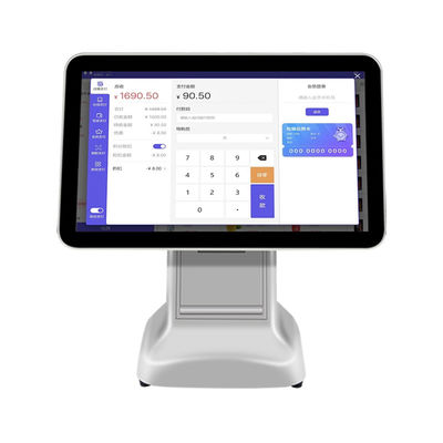 Product Contante Terminal 15.6 Inch Android POS Alles-in-één Supermarkt Mini Kassa met Kleurenprinter Uitvoer