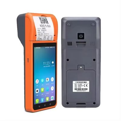 5.5" Handheld Android POS-systemen Kassa Machine Touchscreen Mobiele POS-terminal WiFi USB NFC Betaling voor Detailhandel Blauw