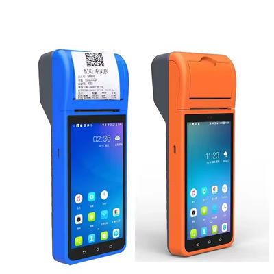 Android 8.1 besturingssysteem 5.5 inch NFC POS-systemen Handheld Kassier POS-machine met 58 mm thermische bonprinter