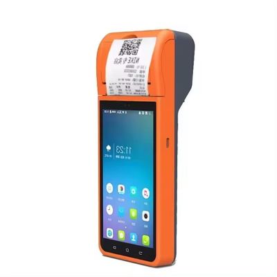 Android 8.1 besturingssysteem 5.5 inch NFC POS-systemen Handheld Kassier POS-machine met 58 mm thermische bonprinter