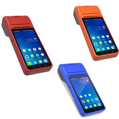 Android 8.1 besturingssysteem 5.5 inch NFC POS-systemen Handheld Kassier POS-machine met 58 mm thermische bonprinter