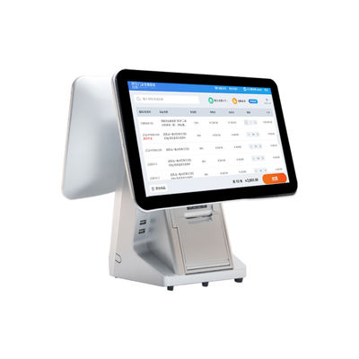 Win7/10 Android Compatibel 15,6 inch Dual Screen POS Systeem Monitor Duurzame IPS Touch Monitor voor Supermarkt Restaurant