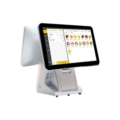 Win7/10 Android Compatibel 15,6 inch Dual Screen POS Systeem Monitor Duurzame IPS Touch Monitor voor Supermarkt Restaurant
