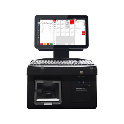 14-inch Dual Screen POS Systeem Thermische Transfer Printer Technologie voor Android Win7/10 All-in-One POS Terminal