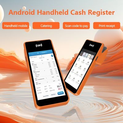 5.45 inch Android Systemen Mobiele Pos Machine Handheld Slimme Kassaterminal met Printer Uitvoertype Zwart-wit en Wifi