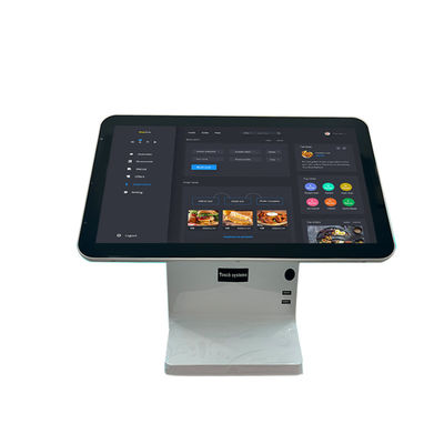 Restaurant bestellen Android POS Machine met 15,6 inch Dual Screen en Intel Celeron J1900 CPU