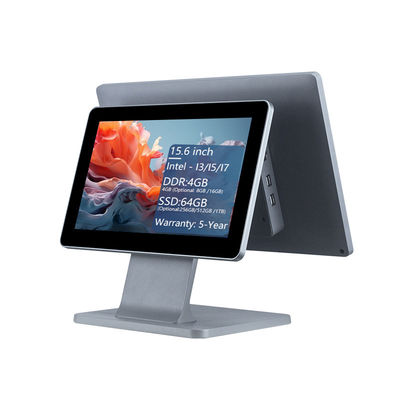 4GB DDR3 Geheugen 15,6 inch Point of Sale POS Terminal voor Restaurant Alles-in-één Touch POS Machine Windows POS Systemen