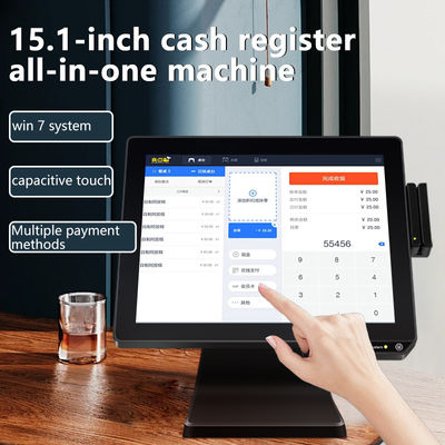 15.1/15.6 inch Touch Screen POS Machine voor Retail en Restaurant NFC Payment Cash Register