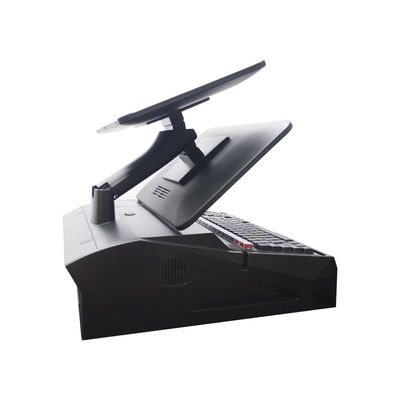 15,6 inch Dual Screen Touch All-in-One POS Systeem met Kassalade en Ingebouwde 58mm Printer 2GB RAM Supermarkt