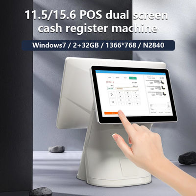 DDR3 2G Geheugen 15,6 inch Bureau Touchscreen Zelfbestelling Betalingskiosk voor Contantloze Betaling en Restaurant
