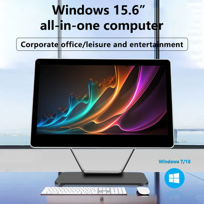 15.6 inch Touch Screen Pos All In One Desktop Retail Pos System N2840 2+32GB Supermarkt Venster Pos Terminal