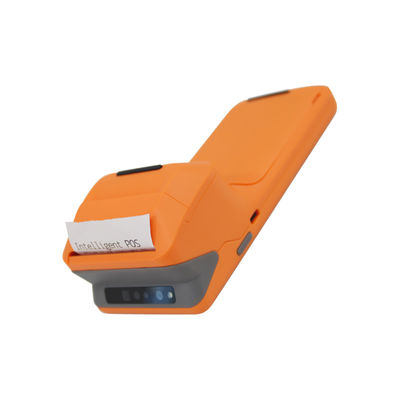 5.45 inch Draagbare Handheld Pos Machine Slimme NFC Mobiele Betalingsterminal Oranje Pos Systeem met Camera Printer