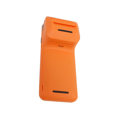 5.45 inch Draagbare Handheld Pos Machine Slimme NFC Mobiele Betalingsterminal Oranje Pos Systeem met Camera Printer