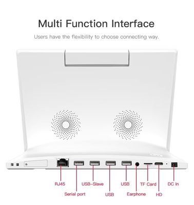 desktop 10,1 inch L-vorm Android tablet pc wifi NFC touchscreen quad core slim kantoor selfservice kiosk zakelijk gebruik