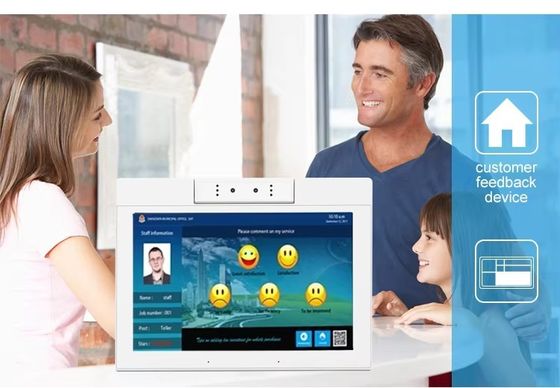 desktop 10,1 inch L-vorm Android tablet pc wifi NFC touchscreen quad core slim kantoor selfservice kiosk zakelijk gebruik