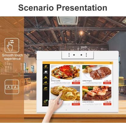 desktop 10,1 inch L-vorm Android tablet pc wifi NFC touchscreen quad core slim kantoor selfservice kiosk zakelijk gebruik