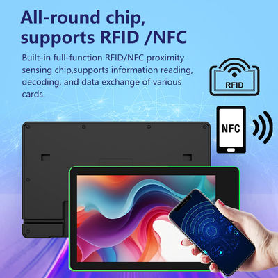 10.1-inch wandmontage Android tablet met Quad-core Rockchip RK3576 en 4-zijdige LED-lichtbalk voor vergaderruimte boeking