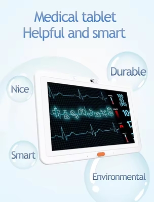 wandmontage 10,1 inch android tablet pc medische zorg wifi POE 4G LTE Camera call handle Verpleegkundige Call System voor ziekenhuis Clinic