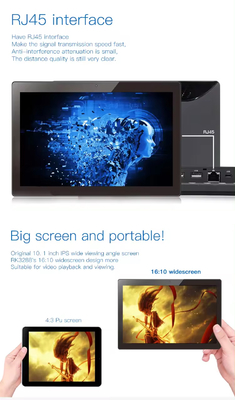 10.1 inch wandmontage Commerciële poster Display Digitaal signage Android tablet pc POE NFC Camera Touchscreen voor winkelcentrum