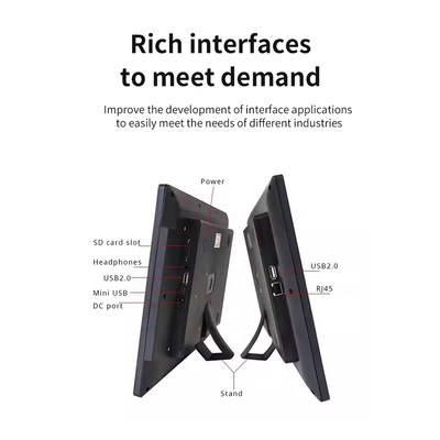 23.6 inch LCD videomuur Digitaal advertentiebeeldscherm Rockchip quad core POE power NFC 4GB 32GB touchscreen voor winkels